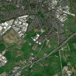 Heywood High Resolution Satellite Map