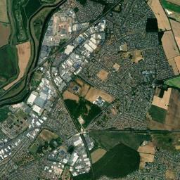 Kirk Sandall High Resolution Satellite Map