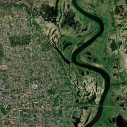 Bykhaw High Resolution Satellite Map