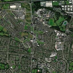 Ballymun High Resolution Satellite Map