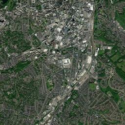Sheffield High Resolution Satellite Map