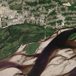 Happy Valley-Goose Bay High Resolution Satellite Map