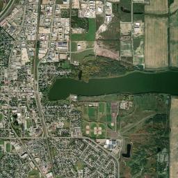 Leduc High Resolution Satellite Map