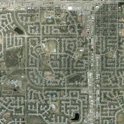 Lloydminster High Resolution Satellite Map