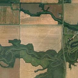 Aerial view of Big Bert Fossil Site (Pasquia Regional Park)