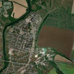 Lebedyan’ High Resolution Satellite Map