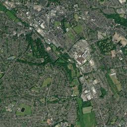 Newcastle under Lyme High Resolution Satellite Map