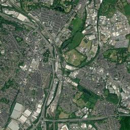 Stoke-on-Trent High Resolution Satellite Map