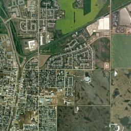 Wetaskiwin High Resolution Satellite Map