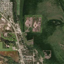 Hudson Bay High Resolution Satellite Map