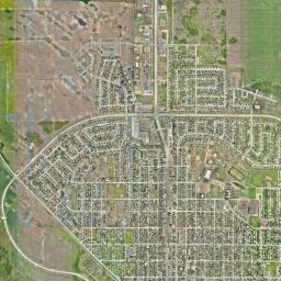 North Battleford High Resolution Satellite Map