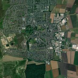 Bourne High Resolution Satellite Map