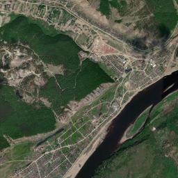 Ust’-Karsk High Resolution Satellite Map