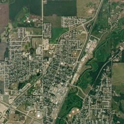 Ponoka High Resolution Satellite Map