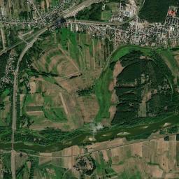 Małkinia Górna High Resolution Satellite Map