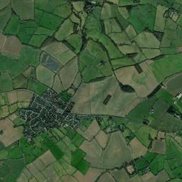 Houghton on the Hill High Resolution Satellite Map