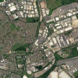 Occupation Road, Corby, Northamptonshire Satellite Map