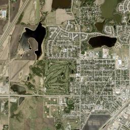 Lacombe High Resolution Satellite Map