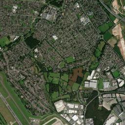 Chelmsley Wood High Resolution Satellite Map