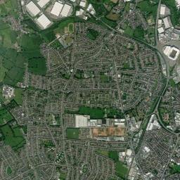 Keresley High Resolution Satellite Map