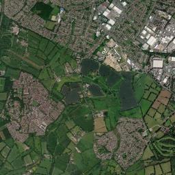 Dickens Heath High Resolution Satellite Map