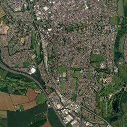 Kettering High Resolution Satellite Map