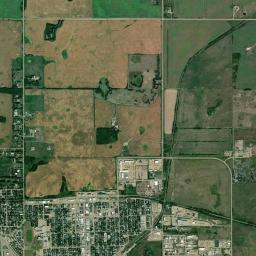 Aerial view of Stettler