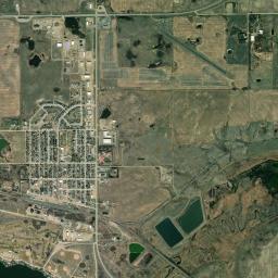 Macklin High Resolution Satellite Map