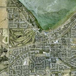 Sylvan Lake High Resolution Satellite Map