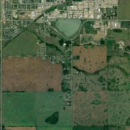 Stettler High Resolution Satellite Map