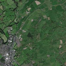 Llandrindod Wells High Resolution Satellite Map