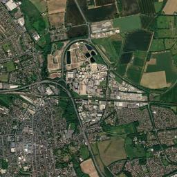 Bury St Edmunds High Resolution Satellite Map