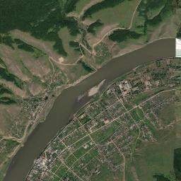 Sretensk High Resolution Satellite Map