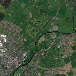 Stratford-upon-Avon High Resolution Satellite Map