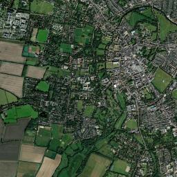 Cambridge High Resolution Satellite Map