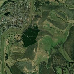 Ust’-Isha High Resolution Satellite Map