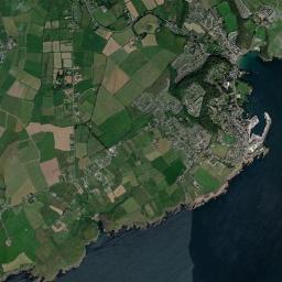 Dunmore East High Resolution Satellite Map