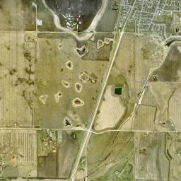 Penhold High Resolution Satellite Map