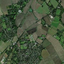 Melbourn High Resolution Satellite Map