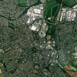 Banbury High Resolution Satellite Map
