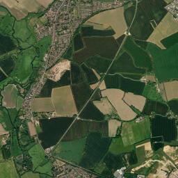 Long Melford High Resolution Satellite Map