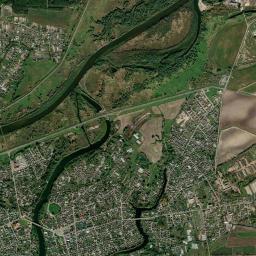 Davyd-Haradok High Resolution Satellite Map