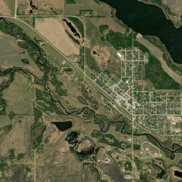 Preeceville High Resolution Satellite Map