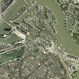 Kop van Zuid High Resolution Satellite Map