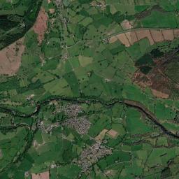 Llangynidr High Resolution Satellite Map