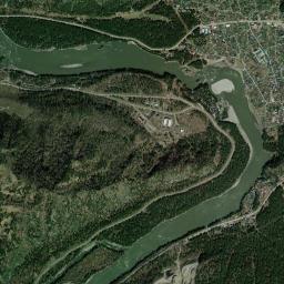 Manzherok High Resolution Satellite Map