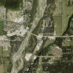 Sundre High Resolution Satellite Map
