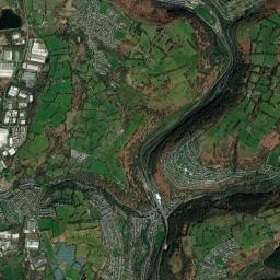 Crumlin High Resolution Satellite Map