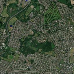 Grange Hill High Resolution Satellite Map