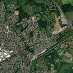 Harold Wood High Resolution Satellite Map